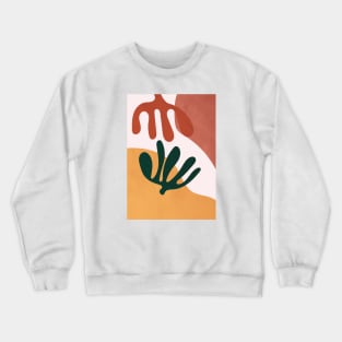 Abstract Modern Minimal Flower 2 Crewneck Sweatshirt